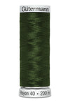 200 m rl. Gütermann Sulky Rayon40  broderitråd   farve no. 1169 - 1309