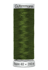 200 m rl. Gütermann Sulky Rayon40  broderitråd   farve no. 1169 - 1309