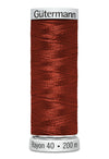 200 m rl. Gütermann Sulky Rayon40  broderitråd   farve no. 1169 - 1309