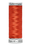 200 m rl. Gütermann Sulky Rayon40  broderitråd   farve no. 1169 - 1309