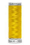 200 m rl. Gütermann Sulky Rayon40  broderitråd   farve no. 1169 - 1309