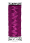 200 m rl. Gütermann Sulky Rayon40  broderitråd   farve no. 1169 - 1309