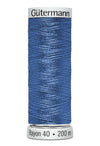 200 m rl. Gütermann Sulky Rayon40  broderitråd   farve no. 1169 - 1309