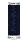 200 m rl. Gütermann Sulky Rayon40  broderitråd   farve no. 1169 - 1309