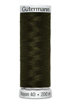 200 m rl. Gütermann Sulky Rayon40  broderitråd   farve no. 1169 - 1309