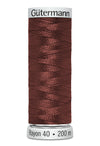 200 m rl. Gütermann Sulky Rayon40  broderitråd   farve no. 1169 - 1309