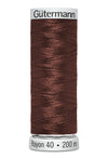 200 m rl. Gütermann Sulky Rayon40  broderitråd   farve no. 1169 - 1309
