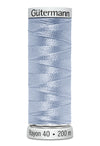 200 m rl. Gütermann Sulky Rayon40  broderitråd   farve no. 1169 - 1309