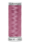 200 m rl. Gütermann Sulky Rayon40  broderitråd   farve no. 1169 - 1309