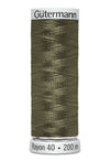 200 m rl. Gütermann Sulky Rayon40  broderitråd   farve no. 1169 - 1309
