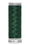200 m rl. Gütermann Sulky Rayon40  broderitråd   farve no. 1169 - 1309