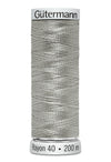 200 m rl. Gütermann Sulky Rayon40  broderitråd   farve no. 1169 - 1309