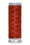 200 m rl. Gütermann Sulky Rayon40  broderitråd   farve no. 1169 - 1309