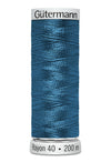 200 m rl. Gütermann Sulky Rayon40  broderitråd   farve no. 1169 - 1309