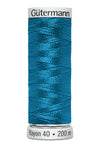 200 m rl. Gütermann Sulky Rayon40  broderitråd   farve no. 1169 - 1309