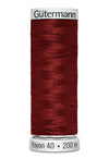 200 m rl. Gütermann Sulky Rayon40  broderitråd   farve no. 1169 - 1309
