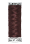 200 m rl. Gütermann Sulky Rayon40  broderitråd   farve no. 1169 - 1309