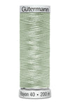200 m rl. Gütermann Sulky Rayon40  broderitråd   farve no. 1169 - 1309