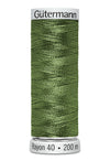 200 m rl. Gütermann Sulky Rayon40  broderitråd   farve no. 1169 - 1309