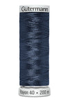 200 m rl. Gütermann Sulky Rayon40  broderitråd   farve no. 1169 - 1309