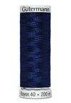 200 m rl. Gütermann Sulky Rayon40  broderitråd   farve no. 1169 - 1309