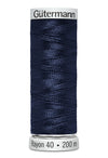 200 m rl. Gütermann Sulky Rayon40  broderitråd   farve no. 1169 - 1309