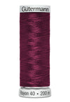 200 m rl. Gütermann Sulky Rayon40  broderitråd   farve no. 1169 - 1309
