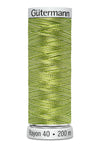 200 m rl. Gütermann Sulky Rayon40  broderitråd  farve no. 1313 - 2247