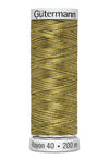 200 m rl. Gütermann Sulky Rayon40  broderitråd  farve no. 1313 - 2247