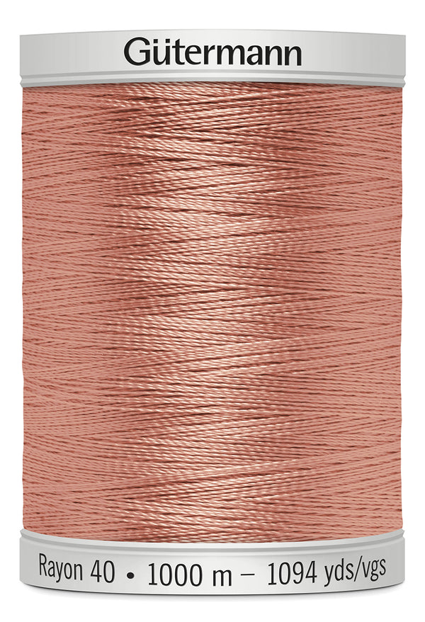 1000 m rl. Gütermann Sulky Rayon40  broderitråd  farve no. 568 - 1545