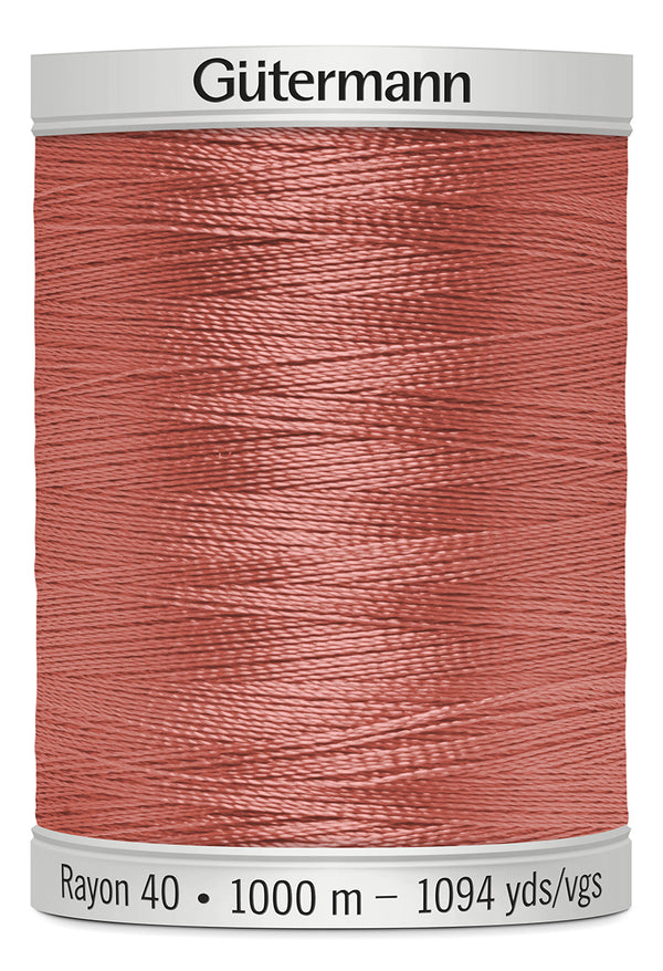 1000 m rl. Gütermann Sulky Rayon40  broderitråd  farve no. 568 - 1545