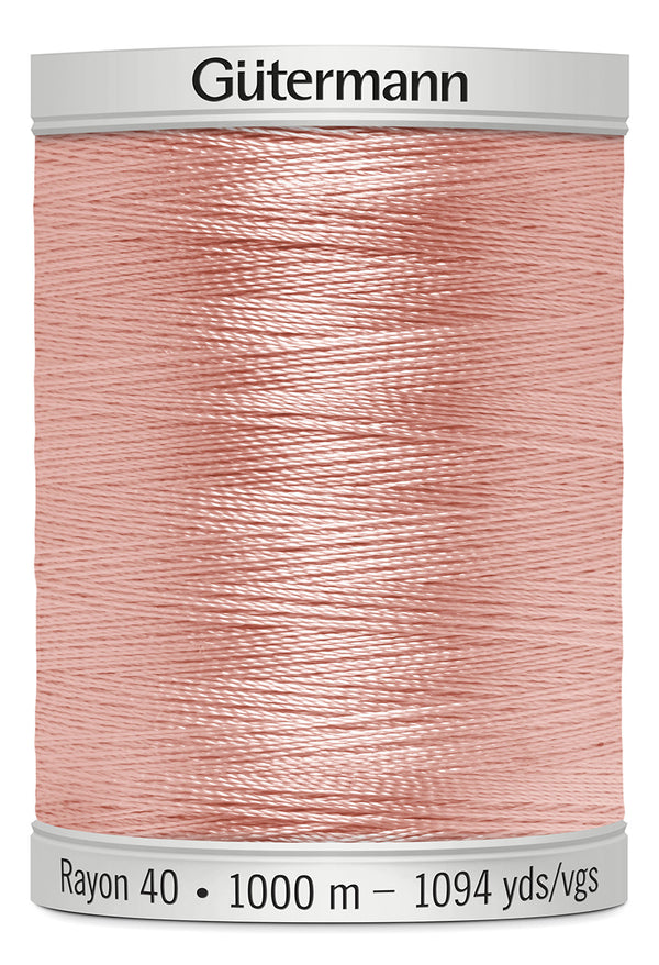 1000 m rl. Gütermann Sulky Rayon40  broderitråd  farve no. 568 - 1545