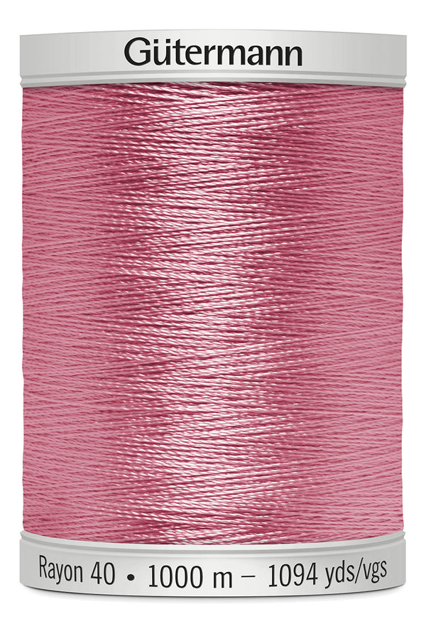 1000 m rl. Gütermann Sulky Rayon40  broderitråd  farve no. 568 - 1545