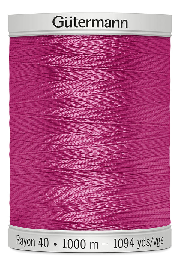 1000 m rl. Gütermann Sulky Rayon40  broderitråd  farve no. 568 - 1545