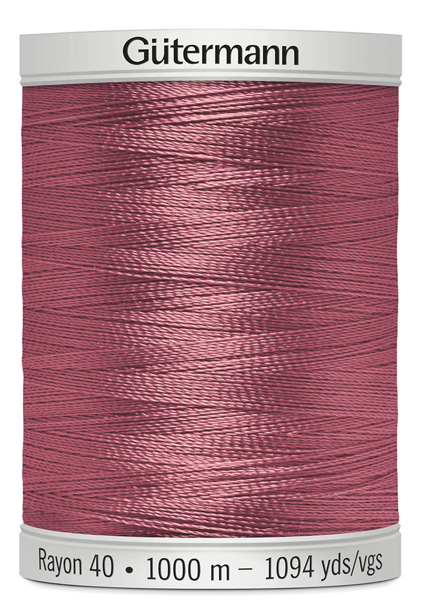 1000 m rl. Gütermann Sulky Rayon40  broderitråd  farve no. 568 - 1545