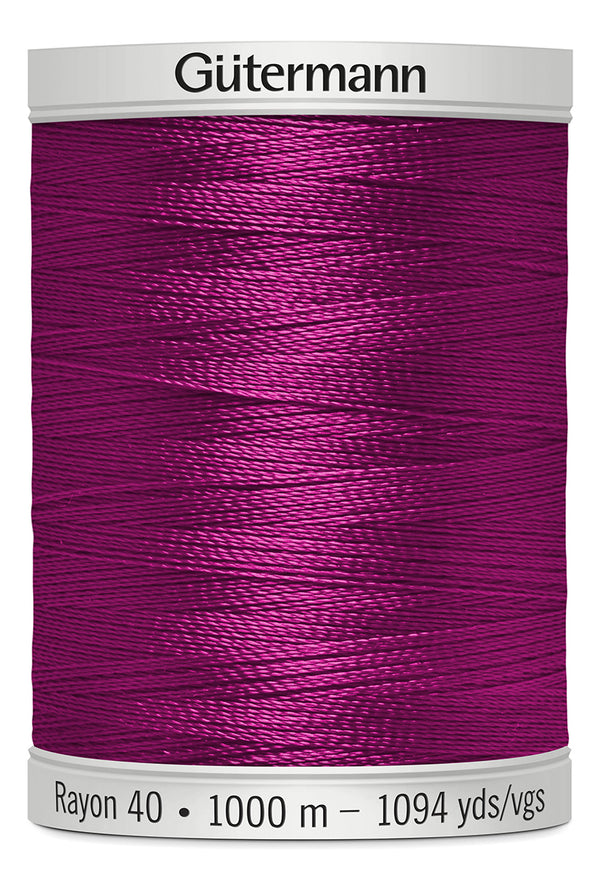 1000 m rl. Gütermann Sulky Rayon40  broderitråd  farve no. 568 - 1545