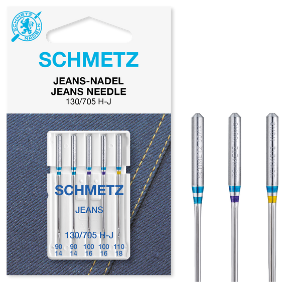 Schmetz maskinnåle jeans/Denim vælg størrelse