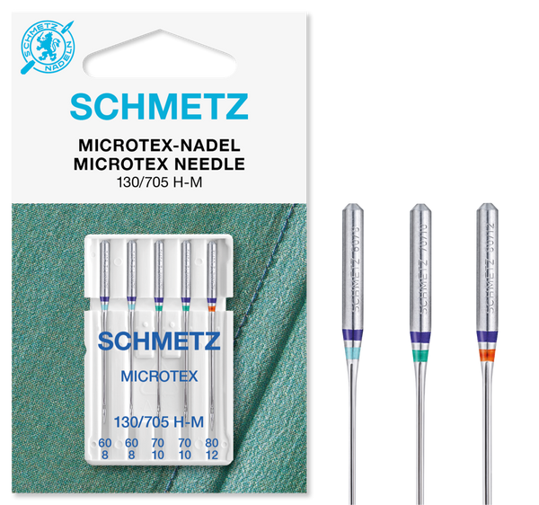 Schmetz maskinnåle microtex vælg størrelse