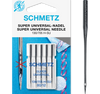 Schmetz maskinnål super universal speciel "non-stick" vælg størrelse