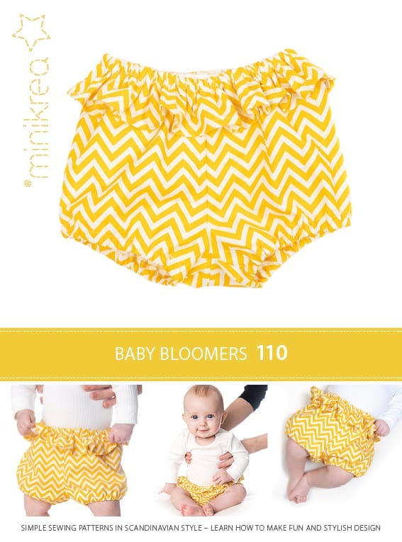 MINIKREA Baby Bloomers - papirmønster 00110